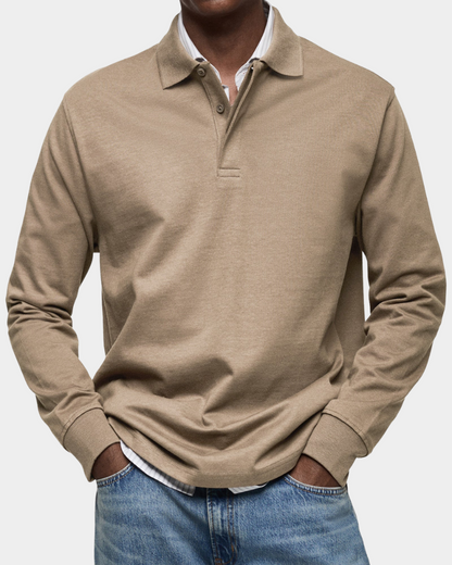 Wilson | Klassisches Langarm-Poloshirt