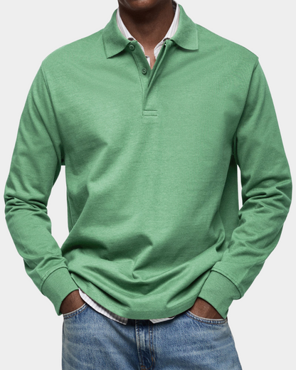 Wilson | Klassisches Langarm-Poloshirt